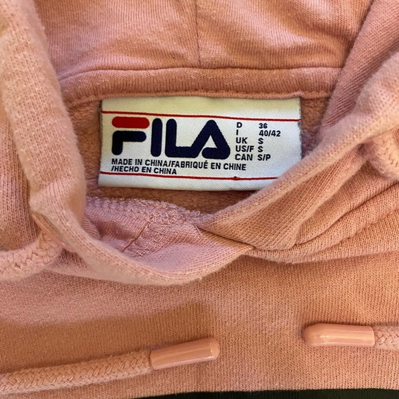 Fila Logo Spell Out Hoodie Women’s Small - Picture 3 of 6